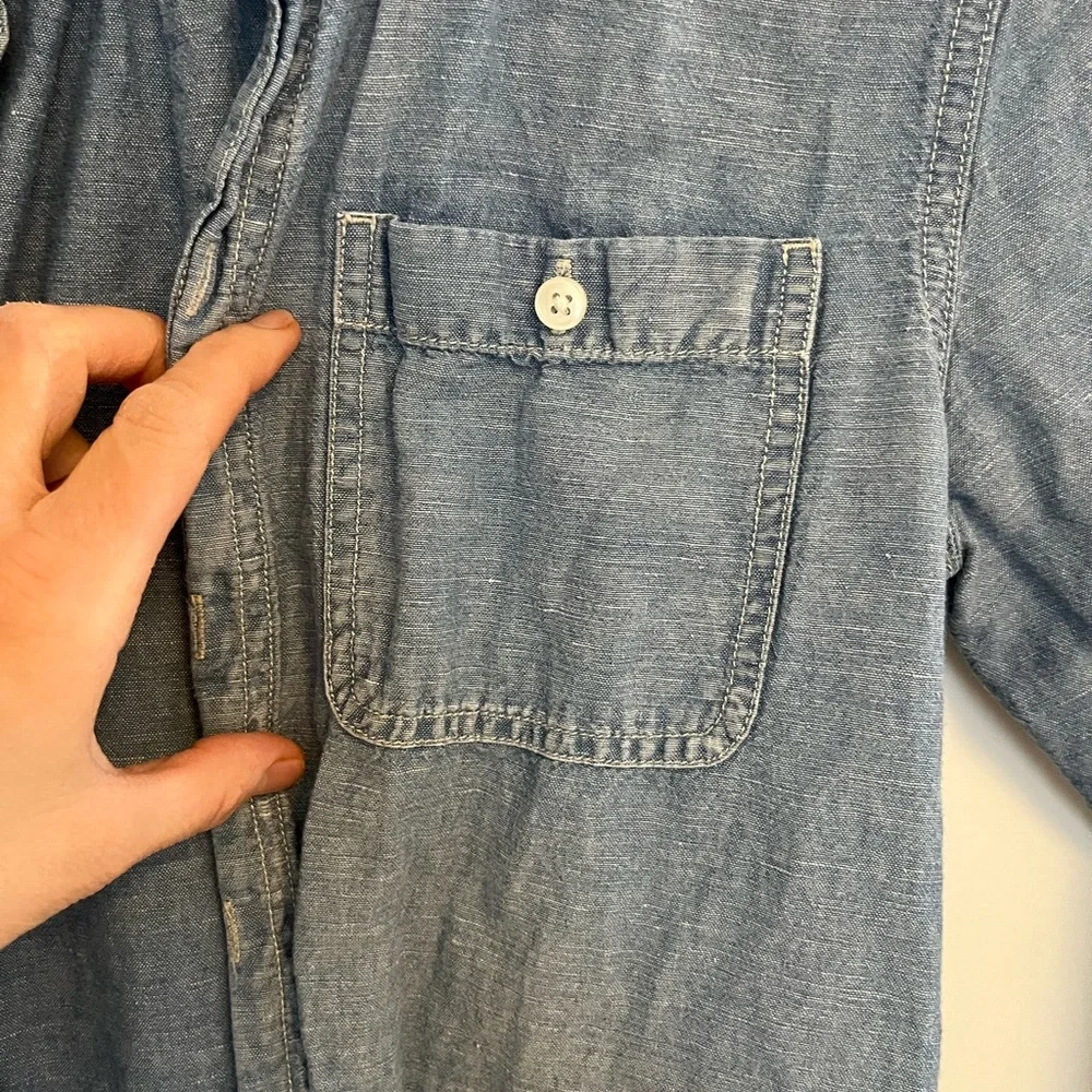 J. Crew Light Blue Chambray Shirt
